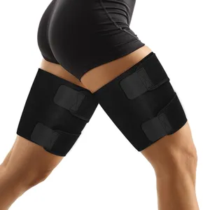 Uyluk sarar destek kaymaz sıkıştırma uyluk kol Hamstring Quad Wrap ayarlanabilir neopren üst bacak desteği