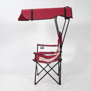 เก้าอี้เลานจ์ Oeytree Canopy พร้อมม่านบังแดดสําหรับตั้งแคมป์ เดินป่า ท่องเที่ยว และกิจกรรมกลางแจ้งอื่นๆ พร้อมที่วางแก้วน้ํา - Product Image 5