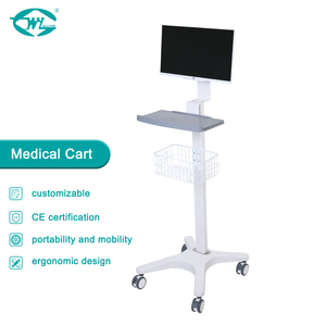 <span class=keywords><strong>Chariot</strong></span> médical <span class=keywords><strong>mobile</strong></span> WEIYE avec écran LCD, support ergonomique <span class=keywords><strong>pour</strong></span> un seul moniteur, <span class=keywords><strong>chariot</strong></span> informatique médical intégré <span class=keywords><strong>pour</strong></span> applications cliniques - Product Image 4