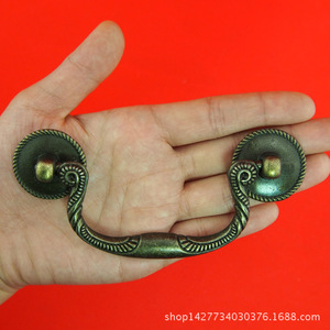 <b>Antique</b> Style Drawer Handle Alloy 122mm European Design Bar Shape Durable Furniture Handle - Product Image 3