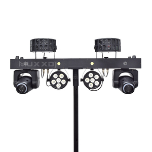 Professionele draagbare DJ-verlichting <span class=keywords><strong>Disco</strong></span> DJ-apparatuur Gig Bar 2 stuks 6x8W RGBW 4in1 LED Par Bar Stageverlichting met statief - Product Image 2