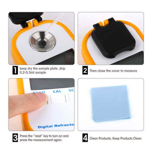 2025 DR101 Display Digital Brix 0-55% Medidor de Açúcar <span class=keywords><strong>ATC</strong></span> Função Tester para Frutas Doçura e Brix Níveis - Product Image 6