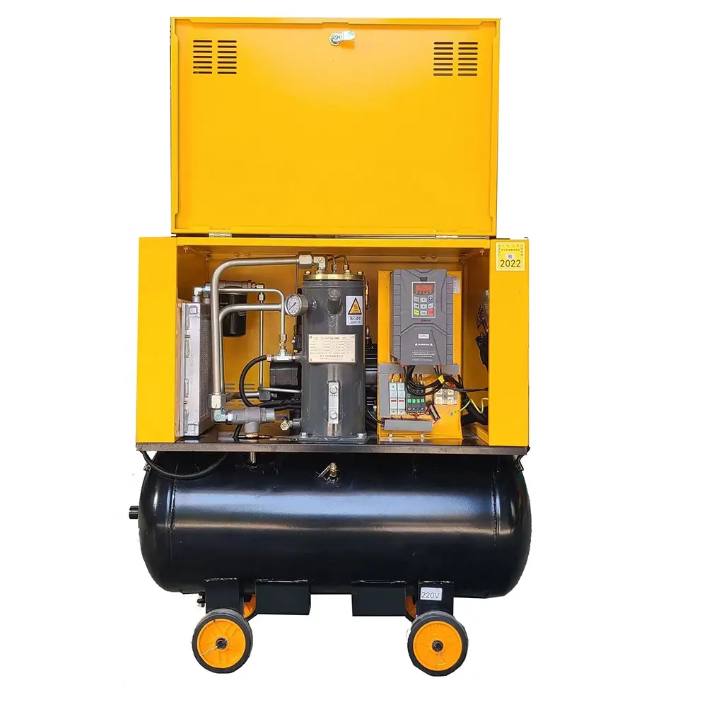 Compressor de ar de alta pressão rotativo Karlos 4KW parafuso de injeção de óleo compressor de ar baixo preço para venda