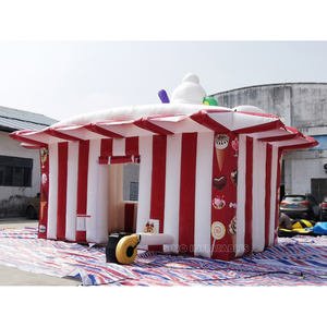 Kiosko-<span class=keywords><strong>bar</strong></span> inflable portátil para helados grandes, fábrica inflable de China, 6x3m - Product Image 4