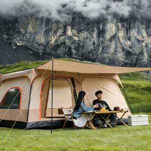 Hochwertiges Großraumzelt mit 13 Räumen, Vier-Jahreszeiten-Stahlstangen, Doppelschicht-Präzisionsnetz-Dach, PE-Boden 2000-3000mm - Product Image 3