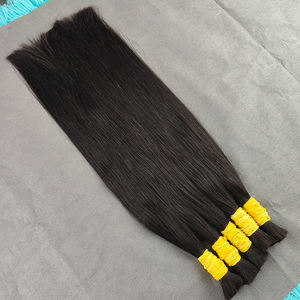 Cheveux humains non traités tressés Deep Wave en vrac sans trame cheveux humains bouclés pour tresses Boho 100 pour cent de cheveux humains pour le tressage - Product Image 3