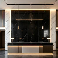 Panneau mural en carbone cristallin imperméable personnalisé et flexible pour la décoration intérieure, panneau mural en bambou et charbon de bois pour la décoration intérieure