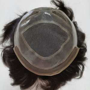 All'ingrosso Sunny 100% Remy Hair Human toupet legato a mano parrucchino da uomo - Product Image 2