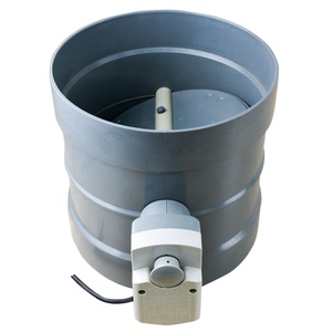 Vanne à papillon électrique ronde, pièces, prix de sortie d'usine en PP/PVC - Product Image 1