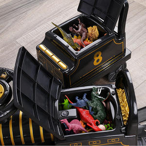 Dubbelzijdig Plastic Elektrische Trein-En Speelgoedauto-Puzzel Op Batterijen Rijspeelgoed Voor <span class=keywords><strong>2</strong></span>-4 Jaar Oude Peuters Groot Formaat - Product Image 4