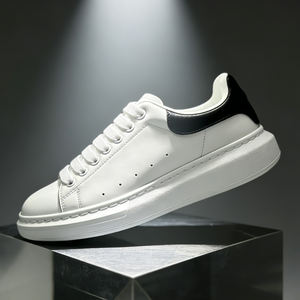 原创高品质时尚舒适奢华运动鞋纯色合成皮革设计师品牌男士运动鞋 - Product Image 4