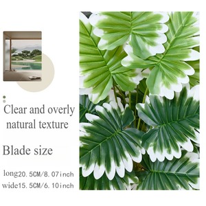 Simulation <span class=keywords><strong>de</strong></span> plantes vertes feuilles <span class=keywords><strong>de</strong></span> <span class=keywords><strong>pluie</strong></span> <span class=keywords><strong>de</strong></span> printemps pour la décoration <span class=keywords><strong>de</strong></span> la maison pour Pâques Noël Halloween retour école nouvel an chinois - Product Image 4
