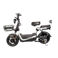 Vélo Électrique Urbain Numérique à Moteur Brushless 48V 350W, Batterie au Lithium, Cadre en Acier, Confortable, Vente Chaude