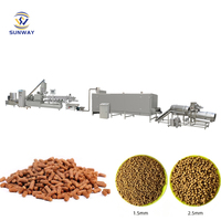 Machine professionnelle de fabrication d'aliments pour animaux de compagnie, ligne de production automatisée multifonctionnelle d'aliments pour poissons