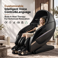 Fauteuil de massage 5D à gravité zéro, commandé par la voix, alimenté par l'IA, pour la réflexologie de luxe, OEM/ODM, pour la salle de sport et le spa