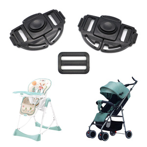 Boucles de poussette à cinq points de sécurité, accessoires réglables en plastique pour siège auto bébé, version crochet A149a, hiver 2022 - Product Image 4