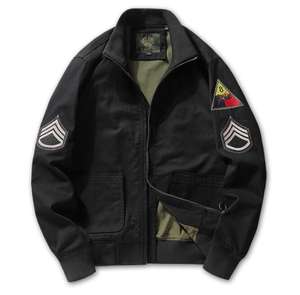 Giacche da uomo nuove giacche da pilota Vintage cappotto da uomo uomo stile stile Bomber giubbotti da volo Cargo abbigliamento da uomo - Product Image 5