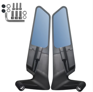 Pour <span class=keywords><strong>KTM</strong></span> déflecteur universel réglable réfléchissant en plastique rétroviseur latéral pour moto Modif - Product Image 4