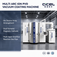 Machine de placage ionique multi-arc CCZK-ION pour le revêtement des cadres d'étagères en acier inoxydable