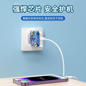 Chargeur Apple 20W PD Type-C Adaptateur de charge rapide Blanc - Product Image 4