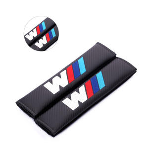 कार प्रतीक सुरक्षा बेल्ट एकल बिंदु कंधे पैड नायलॉन सार्वभौमिक फिट कवर आंतरिक सजावट - Product Image 1