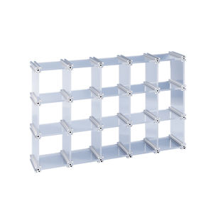 إنتاج مصنعي لقطاعات الألمنيوم المبثوقة 2040 و4040 المعالجة بالسفع الرملي من سلسلة 6000 بشكل مربع لنموذج رف الدمى مع خدمة القطع والثني - Product Image 2