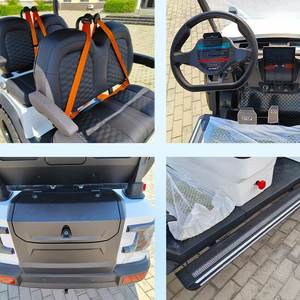 Tongcai कस्टम लोगो एल्यूमीनियम मिश्र धातु पहिया विद्युत नियंत्रण जहाज थाल और प्रत्यक्ष 48v लिथियम बैटरी <span class=keywords><strong>4</strong></span> सीटर गोल्फ कार्ट्स - Product Image 5