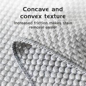 Serviette de cuisine carrée en microfibre 300 g/m² à pois, très absorbante, réutilisable, séchage rapide pour cuisine et salles de bain - Product Image 2