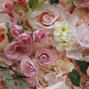 Vendita calda <span class=keywords><strong>rosa</strong></span> fiore di seta artificiale sfondo della parete per la festa di nozze <span class=keywords><strong>rosa</strong></span> Stand <span class=keywords><strong>fiori</strong></span> artificiali composizione floreale sfondo - Product Image 4
