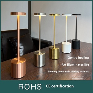 USB không dây sạc LED bảng đèn xách tay Pin hoạt động 3 màu vô cấp mờ thanh ánh sáng cho nhà hàng hiện đại - Product Image 2