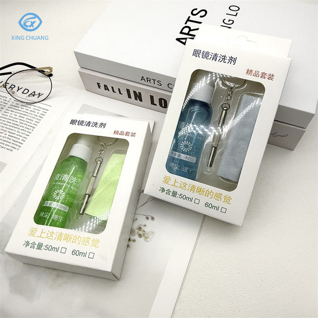 60ml Lens Cleaning Spray Portable Lens Liquid Spray Cleaning Kit Custom Glasses Cleaner Solution