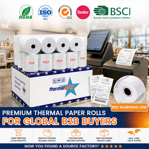 Papel Térmico Sailing 80x80mm, Rollo de Papel Térmico de Alta Calidad para Caja Registradora, 76x130 - Product Image 4