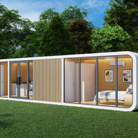 Nouveau modèle de maison modulaire Apple, cabane Apple, cabane préfabriquée, maison miniature, vente en gros de pods préfabriqués, maison préfabriquée de luxe