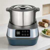 Machine à Fufu du Ghana à commande tactile intelligente, avec chauffage et agitation automatiques, mélangeur électrique pour igname pilée, pour Eba, Banku, Ugali, cuisine domestique