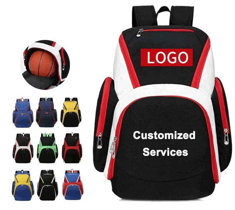 Custom logo mochilas Sports Bag Youth soccer volleyball Football Back pack wholesale Basketball bookbags Backpack