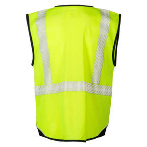 Vêtement de sécurité réfléchissant, gilet de sécurité, sécurité routière, gilet de sécurité respirant avec fermeture éclair et éléments réfléchissants - Product Image 3