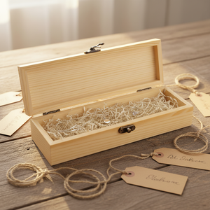 Nouvelle boîte à souvenirs de <span class=keywords><strong>grossesse</strong></span> en bois gravé, écologique, style artisanal, pour <span class=keywords><strong>annonce</strong></span> de <span class=keywords><strong>grossesse</strong></span>, cadeau de naissance, forme rectangulaire - Product Image 3