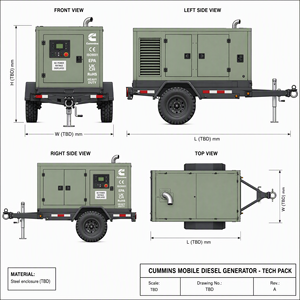 Groupe électrogène diesel super silencieux Cummins Weichai Yuchai SDEC SHANGCHAI 40 kW |   Générateur robuste de 50 kVA pour applications industrielles - Product Image 5