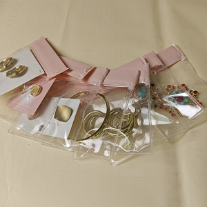 Bolsa de embalaje de plástico con accesorios de PVC personalizados de alta calidad con cremallera para joyería, bolsa de joyería Ziplock - Product Image 6