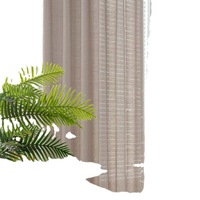 Rideaux occultants XinLan Sheer White en tissu polyester épaissi, style moderne, personnalisables pour patio et fenêtre en baie