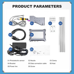 Wiseprint 4.3P tij máy <span class=keywords><strong>in</strong></span> phun dây chuyền lắp ráp Tự động ngày QR mã Logo trực tuyến mã hóa máy cho Flex wiseprint CM-WP09 - Product Image 5