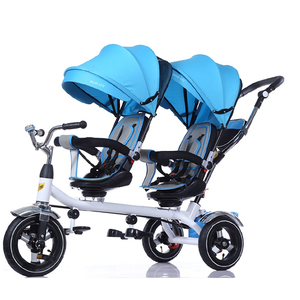 Bicicleta con <span class=keywords><strong>paraguas</strong></span> para niños, triciclo para bebés, gemelos - Product Image 4