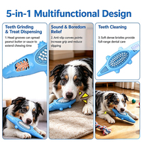 Jouet à mâcher pour chien en forme de crocodile, très vendu, en TPR de qualité alimentaire, couineur, pour le soin dentaire, brosse à dents, pour chiens de taille moyenne à grande, accessoires pour animaux de compagnie
