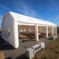 Nouvelle tente de mariage gonflable blanche publicité extérieure Cube grand entrepôt Air chapiteau tentes de fête maison pour événement mariage
