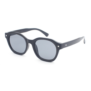 Retro Rivet Square Sun Glasses Women Men Luxury Designer Fashion Vintage Yellow Round Lens <b>Sunglasses</b> - Product Image 2