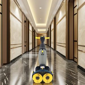 GS03 Mini Floor <b>Scrubber</b> Dryer Cold Water Cleaning Hotels Printing Shops Farms Used Condition Plastic Brush Pump Engine Floor Sc - Product Image 2