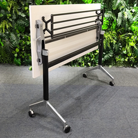 Table de formation pliable Greatway QM-34, mobilier de bureau moderne avec roulettes pour l'école ou le lieu de travail