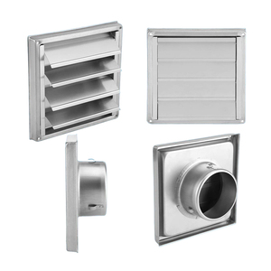 Offre Spéciale en acier inoxydable mur évent carré sèche-<span class=keywords><strong>linge</strong></span> extracteur ventilateur sortie carré persienne ventilateur d'extraction - Product Image 2