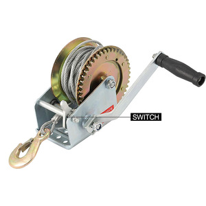 Ручная лебедка с зубчатой шестерней, оцинкованная, для троса и строп, от производителя - Product Image 6