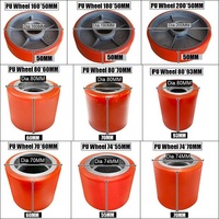Roue pleine en PU pour transpalette OEM ODM, grandes dimensions 160x50, 180x50, 200x50, prix de gros